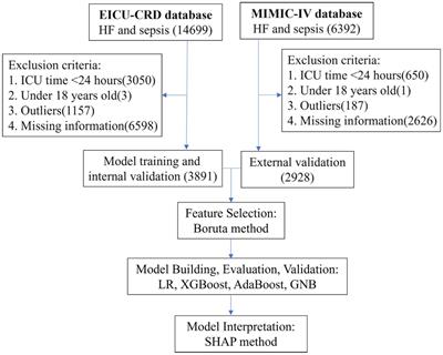 Survival prediction for heart failure complicated by sepsis: based on machine learning methods